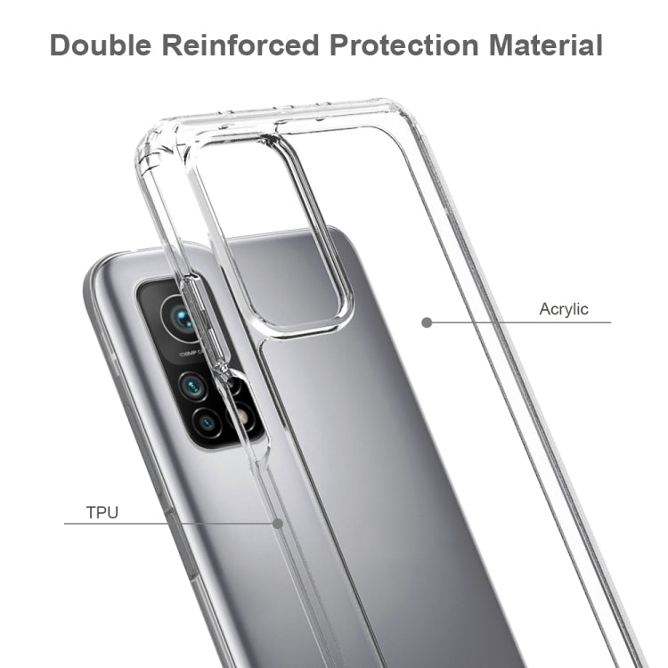 For Xiaomi Mi 10T / 10T Pro Shockproof Scratchproof TPU + Acrylic Protective Case