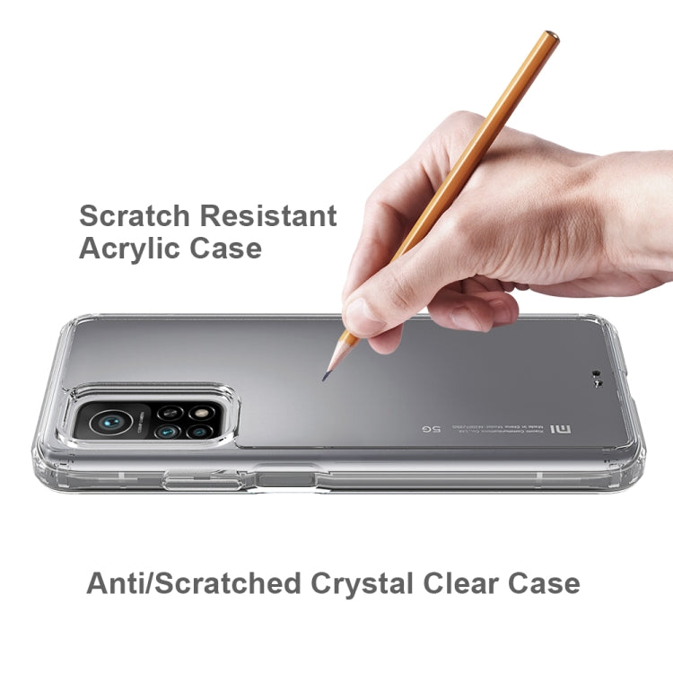 For Xiaomi Mi 10T / 10T Pro Shockproof Scratchproof TPU + Acrylic Protective Case