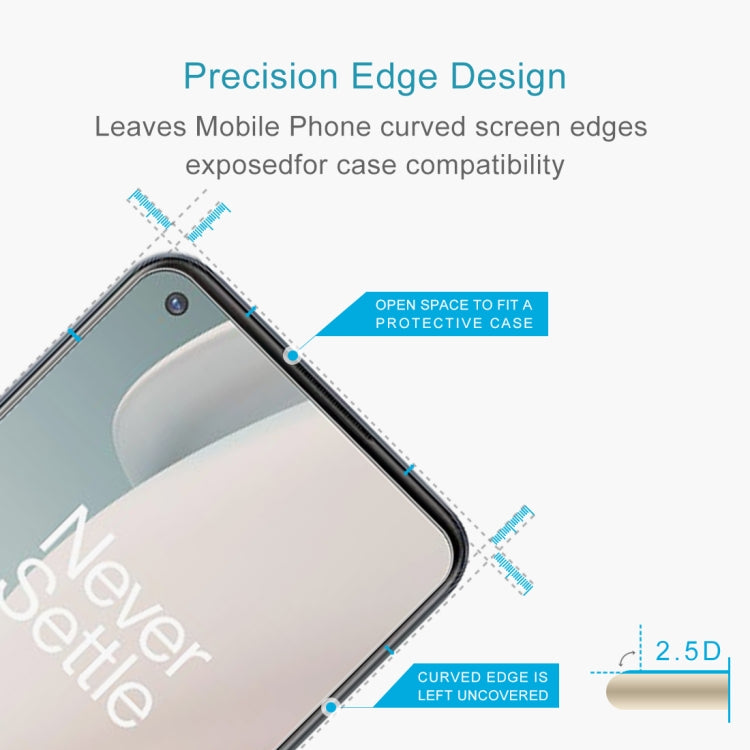 For OnePlus Nord N100 50 PCS 0.26mm 9H 2.5D Tempered Glass Film