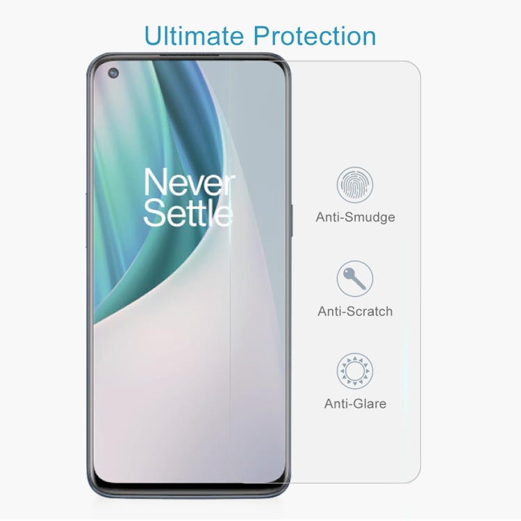 For OnePlus Nord N10 5G 50 PCS 0.26mm 9H 2.5D Tempered Glass Film