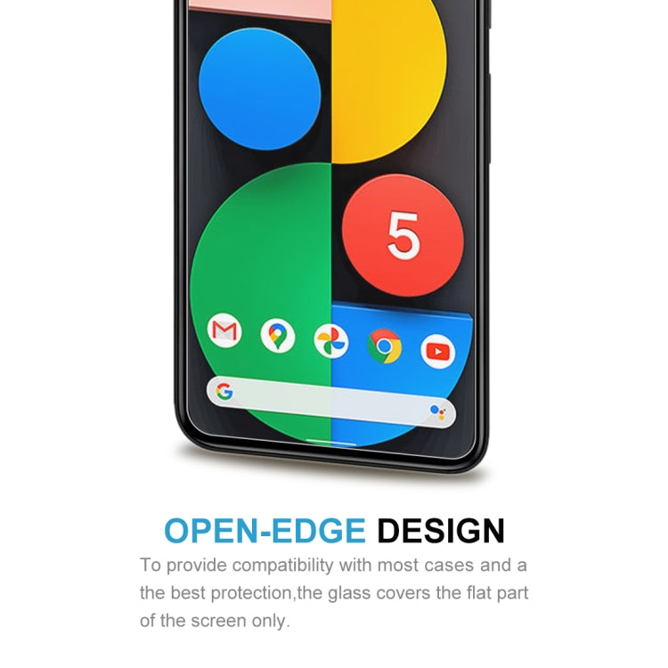 For Google Pixel 5 50 PCS 0.26mm 9H 2.5D Tempered Glass Film