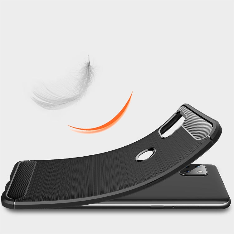 For Motorola Moto G 5G Brushed Texture Carbon Fiber TPU Case