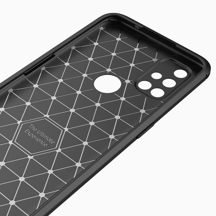For OnePlus Nord N10 5G Brushed Texture Carbon Fiber TPU Case
