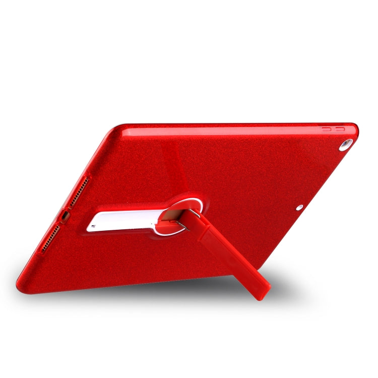 Shockproof Glitter PC + TPU Protective Case with Holder For iPad 9.7 (2018) & (2017)