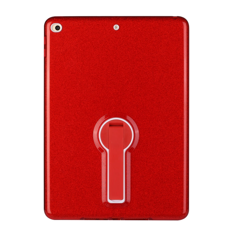 Shockproof Glitter PC + TPU Protective Case with Holder For iPad 9.7 (2018) & (2017)