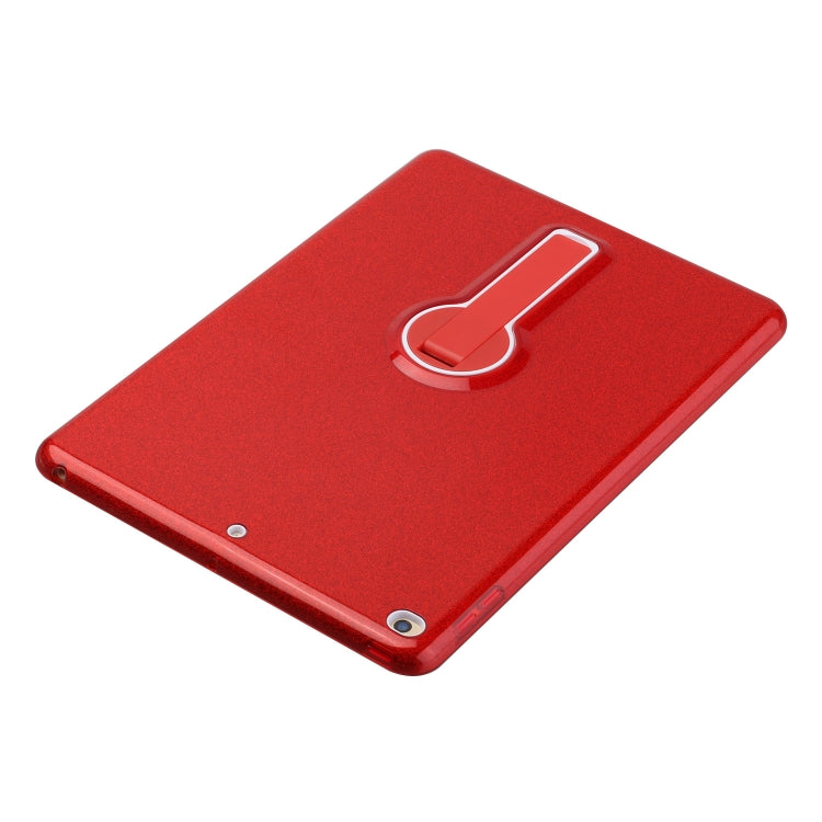 Shockproof Glitter PC + TPU Protective Case with Holder For iPad 9.7 (2018) & (2017)