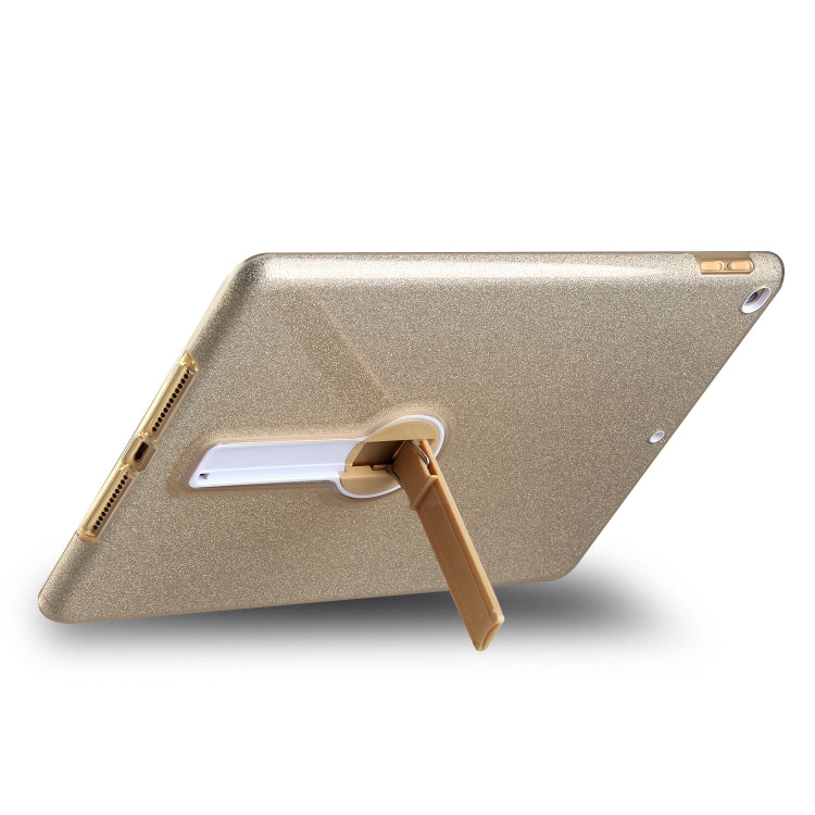 Shockproof Glitter PC + TPU Protective Case with Holder For iPad 9.7 (2018) & (2017)