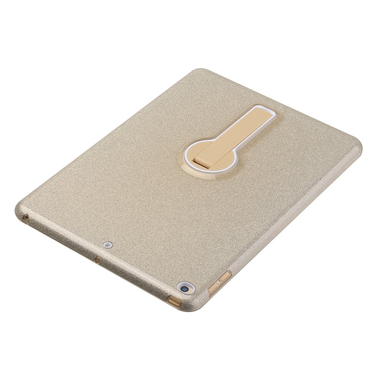 Shockproof Glitter PC + TPU Protective Case with Holder For iPad 9.7 (2018) & (2017)