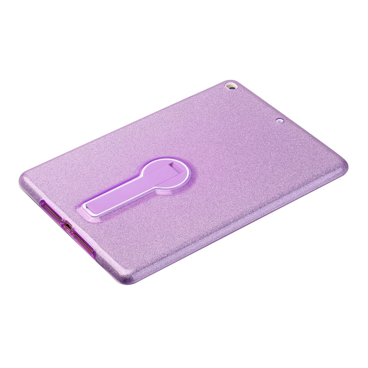Shockproof Glitter PC + TPU Protective Case with Holder For iPad 9.7 (2018) & (2017)