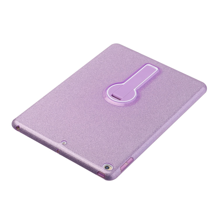 Shockproof Glitter PC + TPU Protective Case with Holder For iPad 9.7 (2018) & (2017)