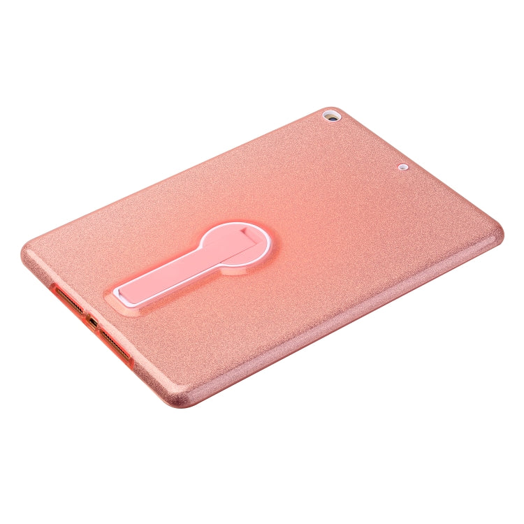 Shockproof Glitter PC + TPU Protective Case with Holder For iPad 9.7 (2018) & (2017)