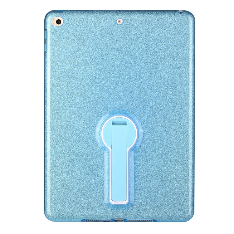 Shockproof Glitter PC + TPU Protective Case with Holder For iPad 9.7 (2018) & (2017)