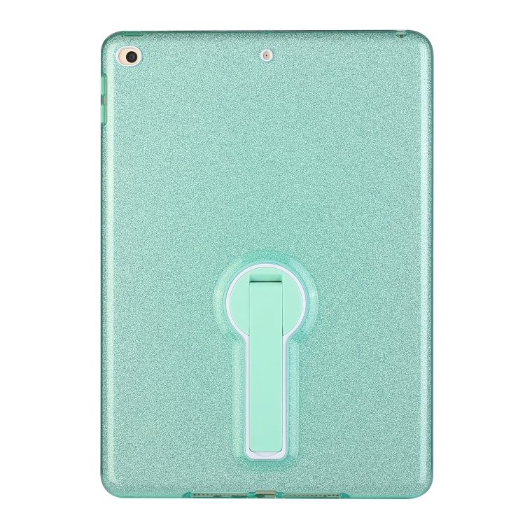 Shockproof Glitter PC + TPU Protective Case with Holder For iPad 9.7 (2018) & (2017)