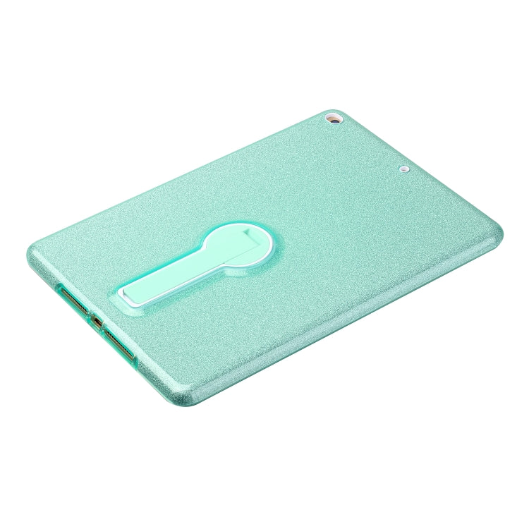 Shockproof Glitter PC + TPU Protective Case with Holder For iPad 9.7 (2018) & (2017)