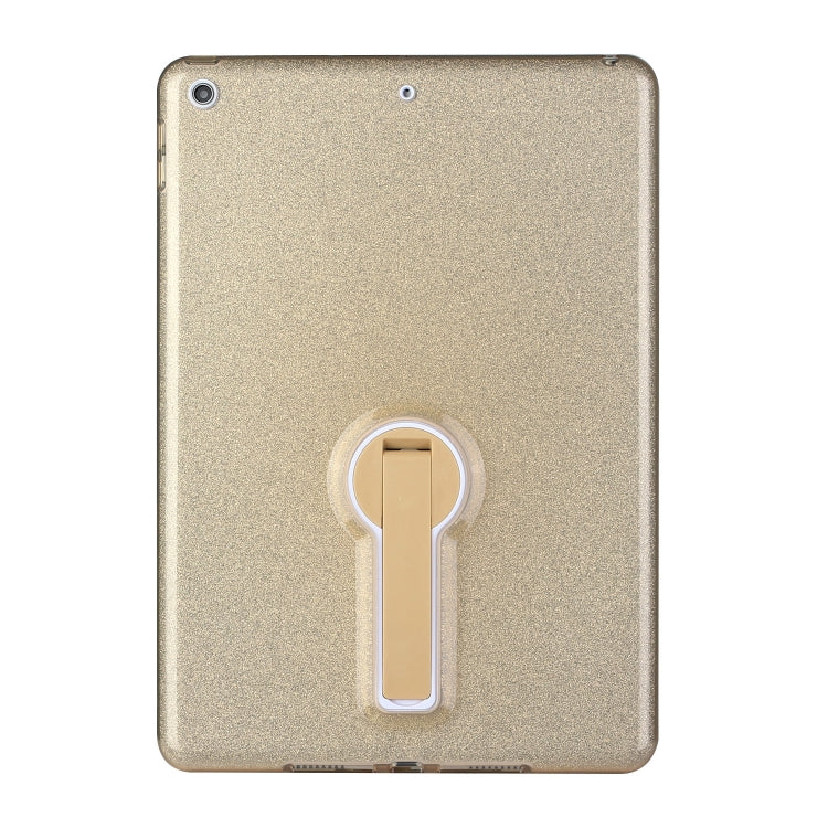 For iPad 10.2 2021 / 2020 / 2019 Shockproof Glitter PC + TPU Protective Case with Holder