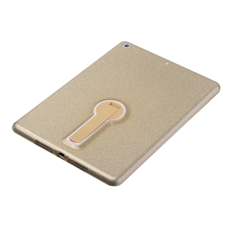 For iPad 10.2 2021 / 2020 / 2019 Shockproof Glitter PC + TPU Protective Case with Holder
