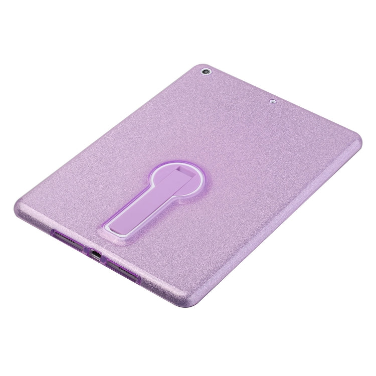 For iPad 10.2 2021 / 2020 / 2019 Shockproof Glitter PC + TPU Protective Case with Holder