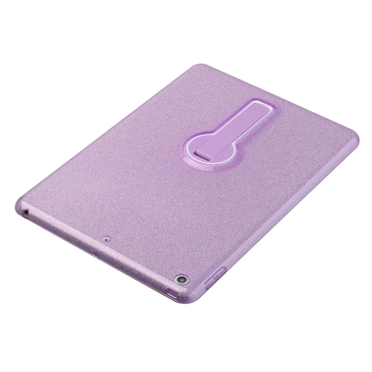 For iPad 10.2 2021 / 2020 / 2019 Shockproof Glitter PC + TPU Protective Case with Holder