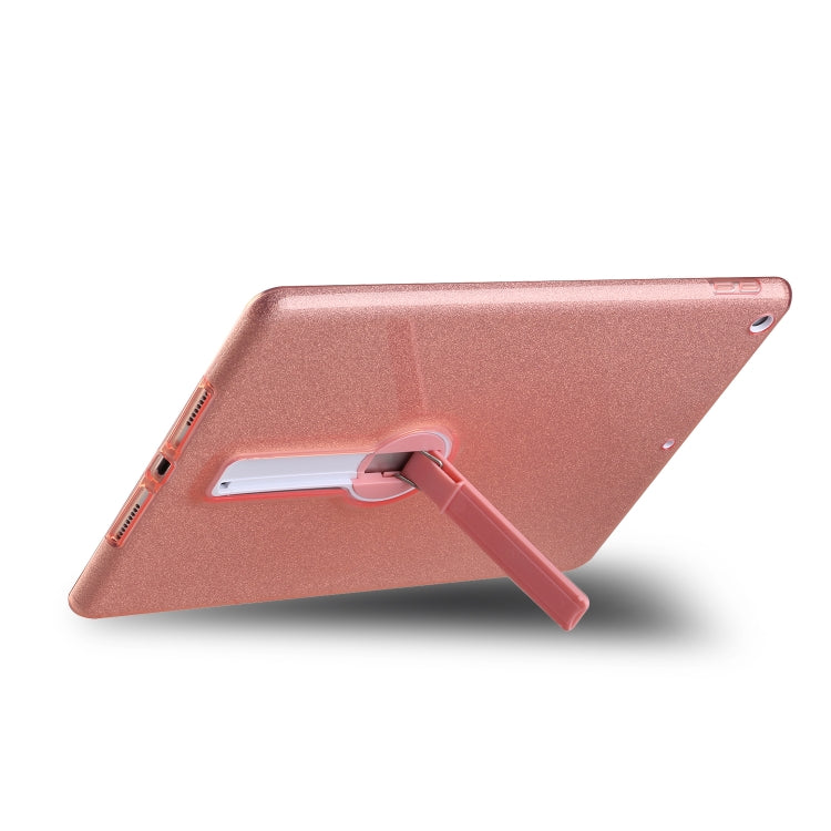 For iPad 10.2 2021 / 2020 / 2019 Shockproof Glitter PC + TPU Protective Case with Holder