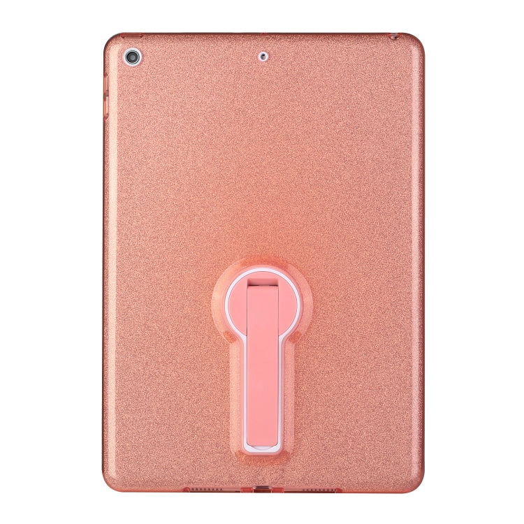 For iPad 10.2 2021 / 2020 / 2019 Shockproof Glitter PC + TPU Protective Case with Holder