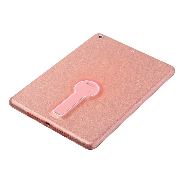 For iPad 10.2 2021 / 2020 / 2019 Shockproof Glitter PC + TPU Protective Case with Holder