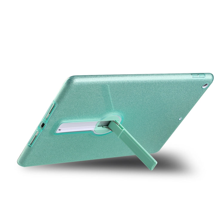 For iPad 10.2 2021 / 2020 / 2019 Shockproof Glitter PC + TPU Protective Case with Holder