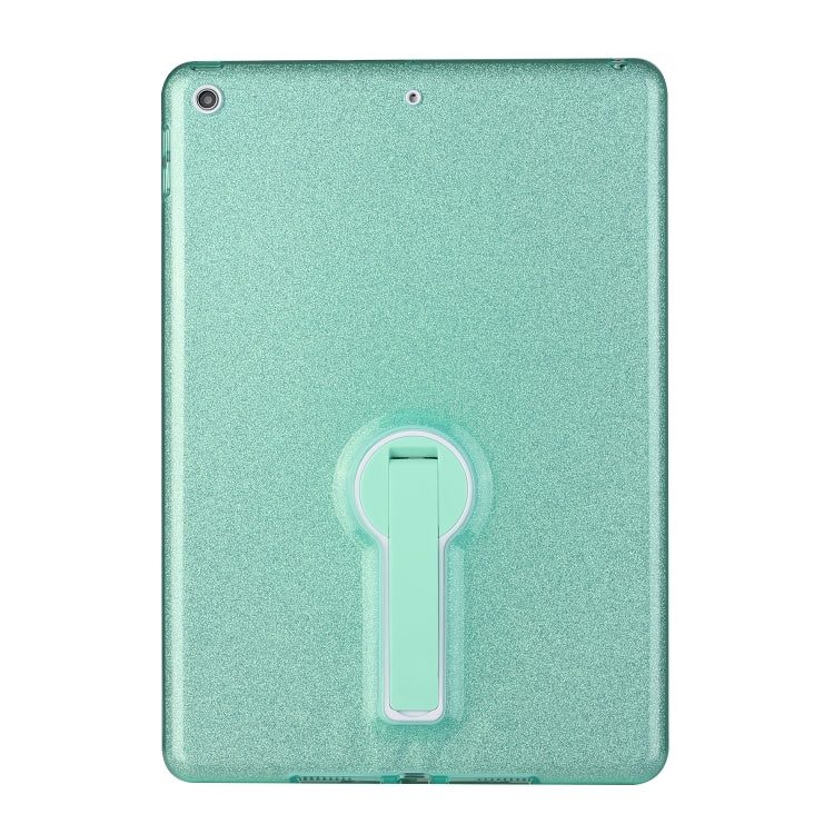 For iPad 10.2 2021 / 2020 / 2019 Shockproof Glitter PC + TPU Protective Case with Holder