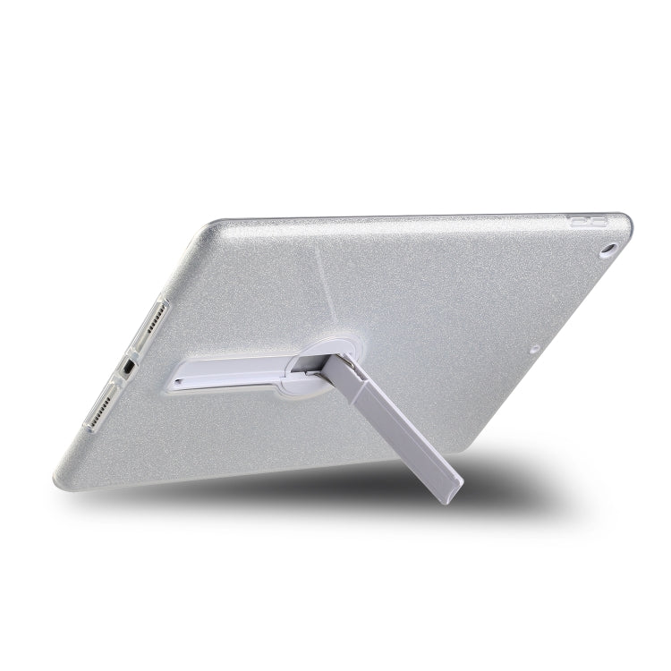For iPad 10.2 2021 / 2020 / 2019 Shockproof Glitter PC + TPU Protective Case with Holder