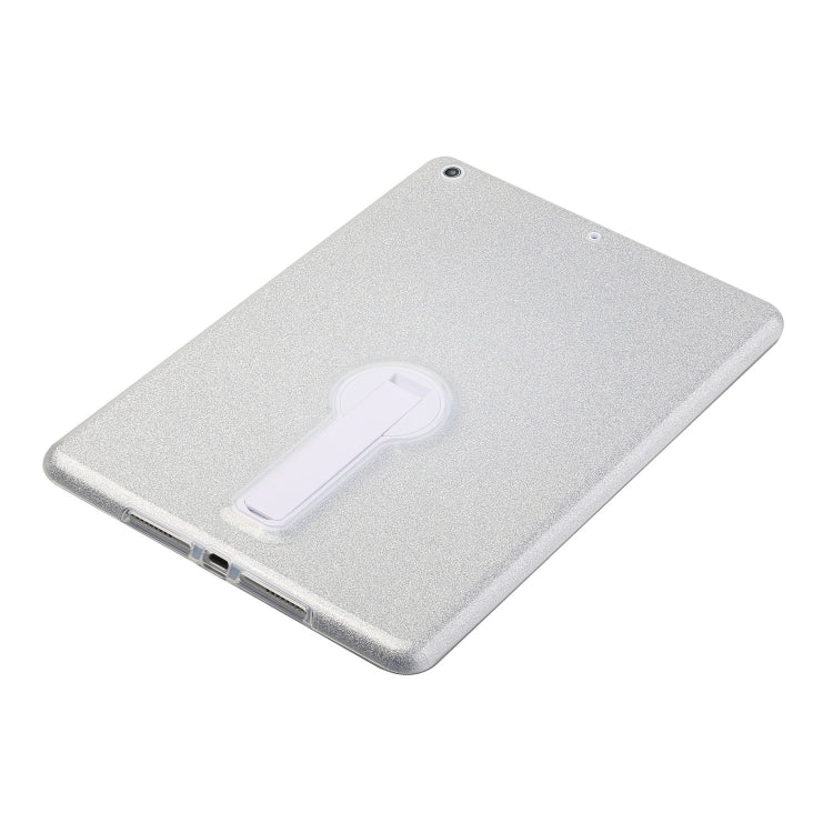 For iPad 10.2 2021 / 2020 / 2019 Shockproof Glitter PC + TPU Protective Case with Holder