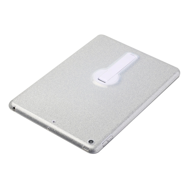 For iPad 10.2 2021 / 2020 / 2019 Shockproof Glitter PC + TPU Protective Case with Holder