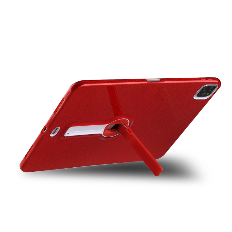For iPad Pro 11 2022 / 2020 Shockproof Glitter PC + TPU Protective Tablet Case with Holder