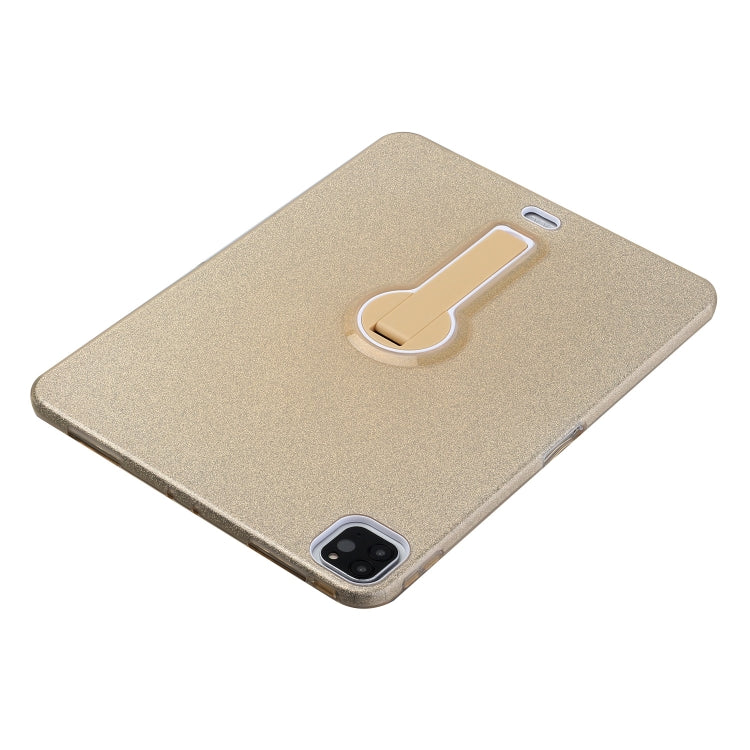 For iPad Pro 11 2022 / 2020 Shockproof Glitter PC + TPU Protective Tablet Case with Holder