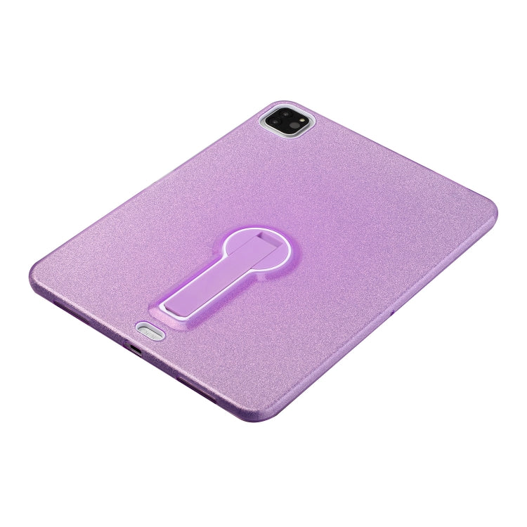 For iPad Pro 11 2022 / 2020 Shockproof Glitter PC + TPU Protective Tablet Case with Holder