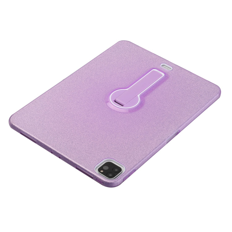 For iPad Pro 11 2022 / 2020 Shockproof Glitter PC + TPU Protective Tablet Case with Holder