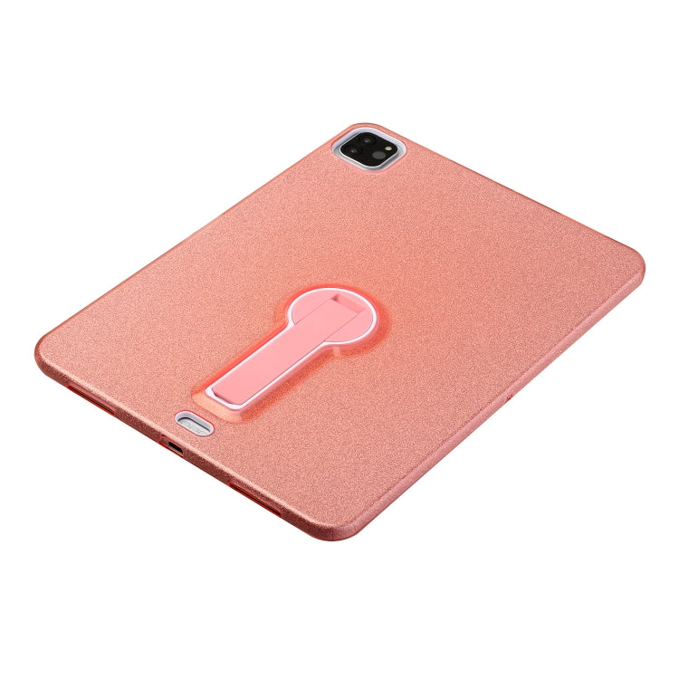 For iPad Pro 11 2022 / 2020 Shockproof Glitter PC + TPU Protective Tablet Case with Holder