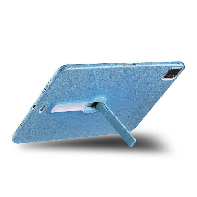 For iPad Pro 11 2022 / 2020 Shockproof Glitter PC + TPU Protective Tablet Case with Holder