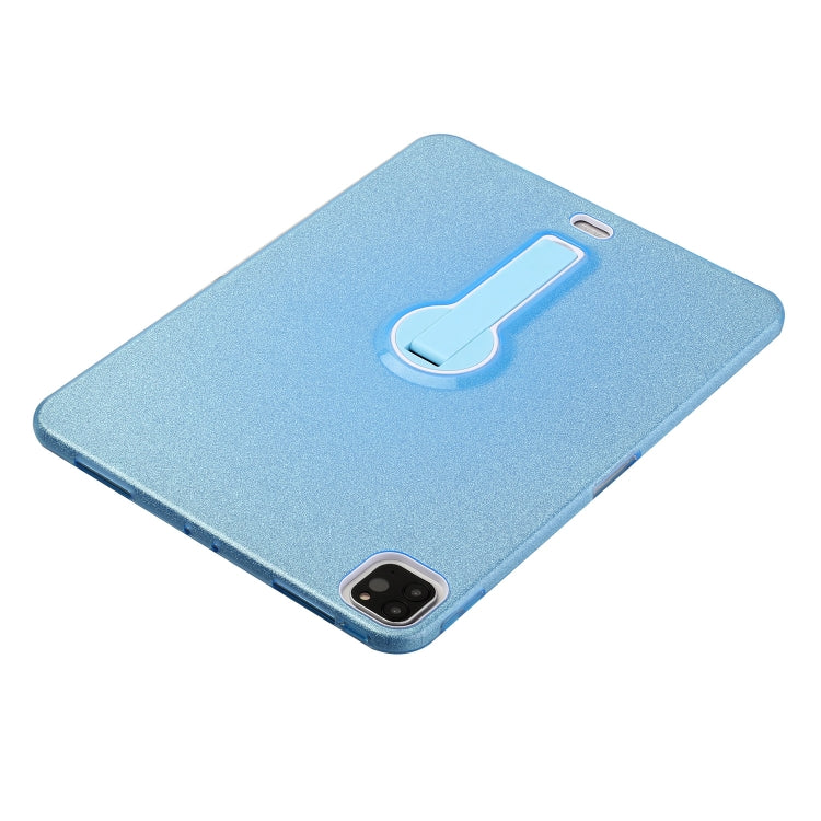 For iPad Pro 11 2022 / 2020 Shockproof Glitter PC + TPU Protective Tablet Case with Holder
