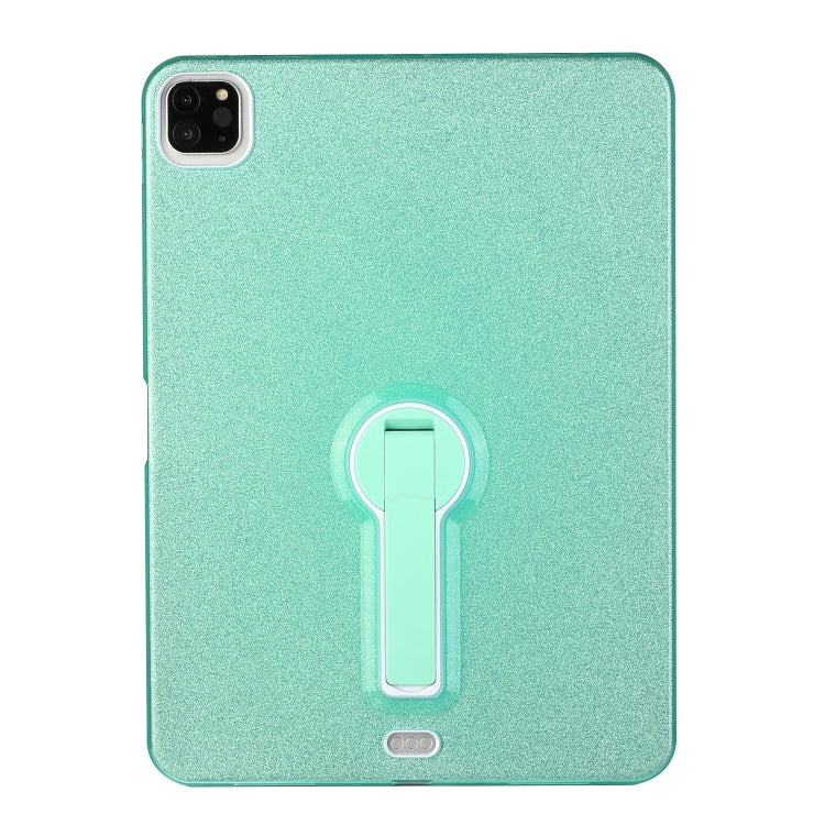 For iPad Pro 11 2022 / 2020 Shockproof Glitter PC + TPU Protective Tablet Case with Holder