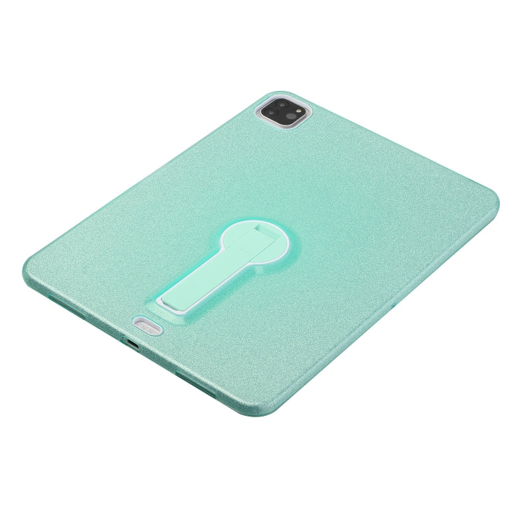 For iPad Pro 11 2022 / 2020 Shockproof Glitter PC + TPU Protective Tablet Case with Holder