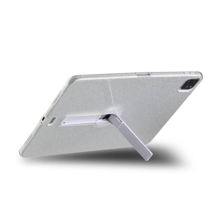 For iPad Pro 11 2022 / 2020 Shockproof Glitter PC + TPU Protective Tablet Case with Holder