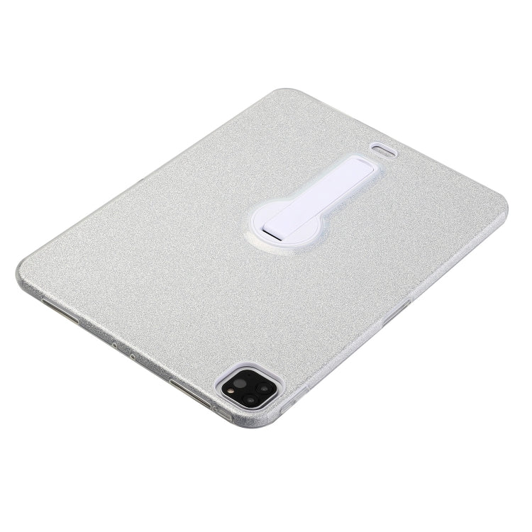 For iPad Pro 11 2022 / 2020 Shockproof Glitter PC + TPU Protective Tablet Case with Holder