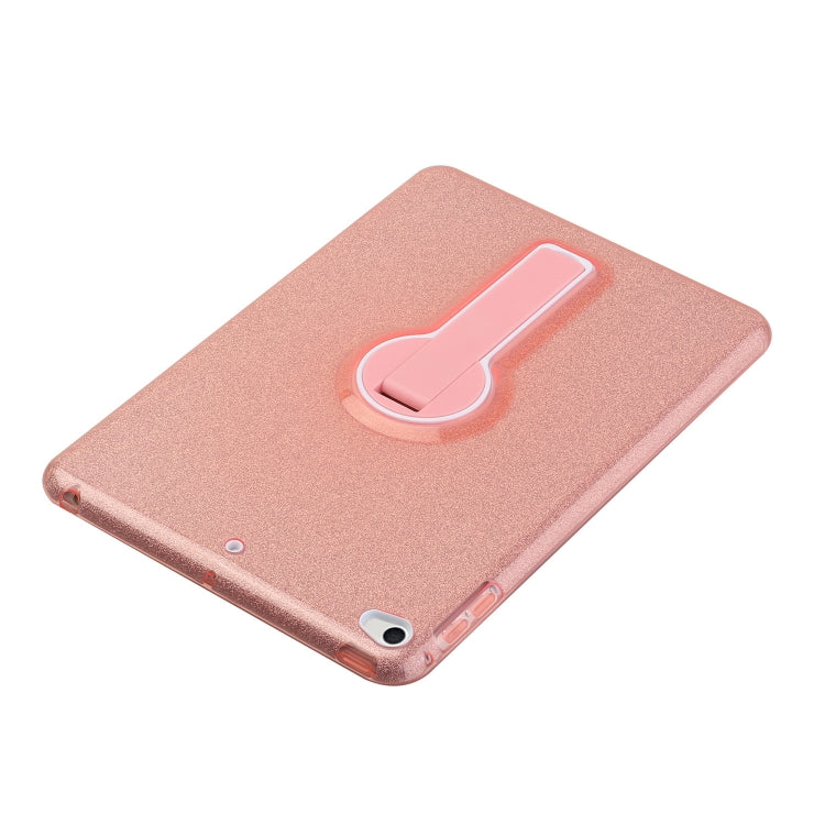 Shockproof Glitter PC + TPU Protective Case with Holder For iPad mini 2019 & 4 & 3 & 2 & mini