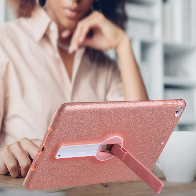 Shockproof Glitter PC + TPU Protective Case with Holder For iPad mini 2019 & 4 & 3 & 2 & mini