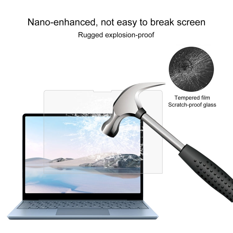 For Surface Laptop Go 2 PCS 9H HD Explosion-proof Tempered Glass Film