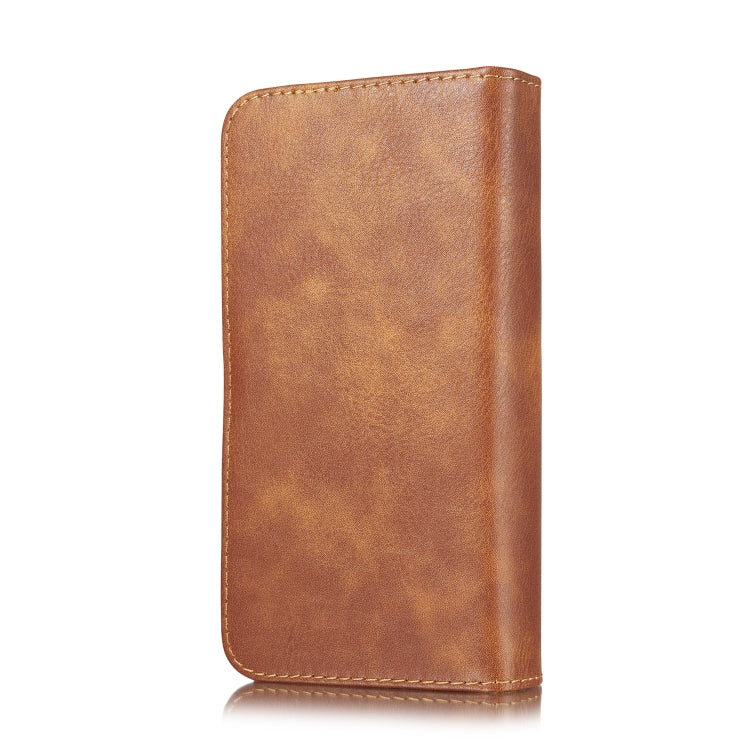 For iPhone 11 Pro Max DG.MING Triple Fold Crazy Horse Texture Magnetic Horizontal Flip Leather Case with Holder & Card Slots & Wallet