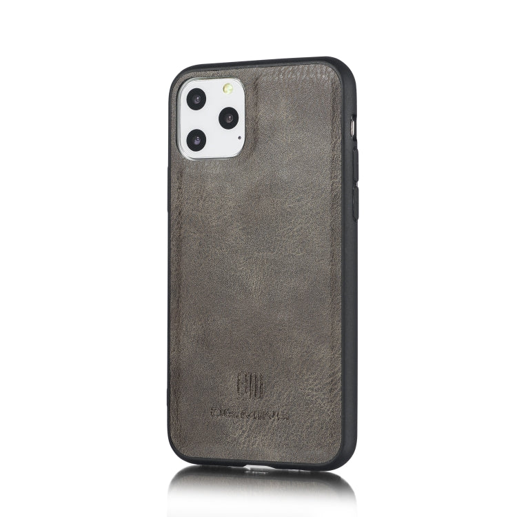 For iPhone 11 Pro Max DG.MING Triple Fold Crazy Horse Texture Magnetic Horizontal Flip Leather Case with Holder & Card Slots & Wallet