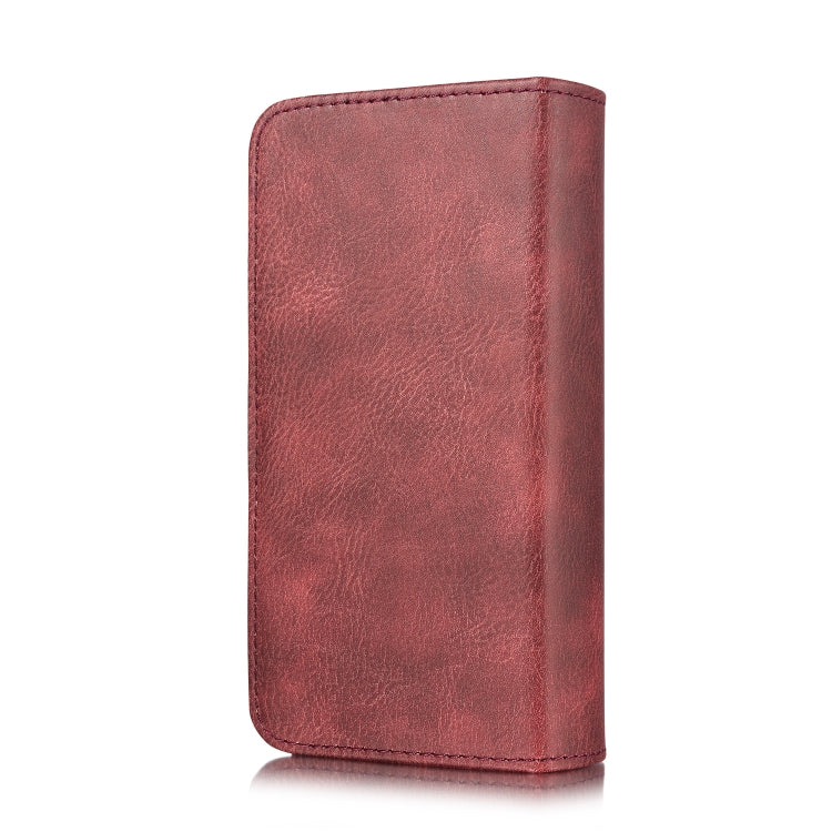 For iPhone 11 Pro Max DG.MING Triple Fold Crazy Horse Texture Magnetic Horizontal Flip Leather Case with Holder & Card Slots & Wallet