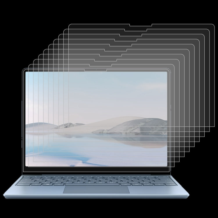 For Surface Laptop Go 25 PCS 9H HD Explosion-proof Tempered Glass Film