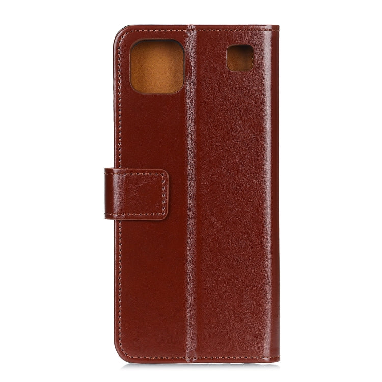 For LG K92 3-Color Pearl Texture Magnetic Buckle Horizontal Flip PU Leather Case with Card Slots & Wallet & Holder