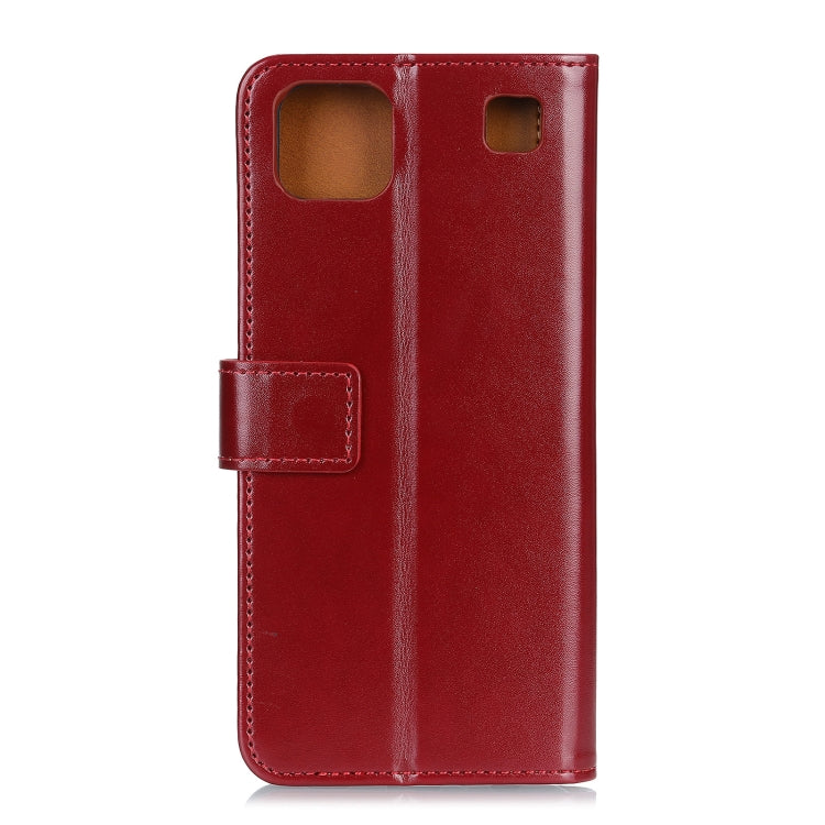For LG K92 3-Color Pearl Texture Magnetic Buckle Horizontal Flip PU Leather Case with Card Slots & Wallet & Holder